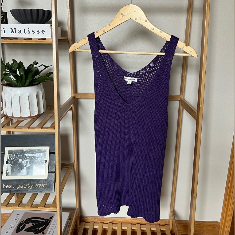 Royal Purple Sweater Tank
